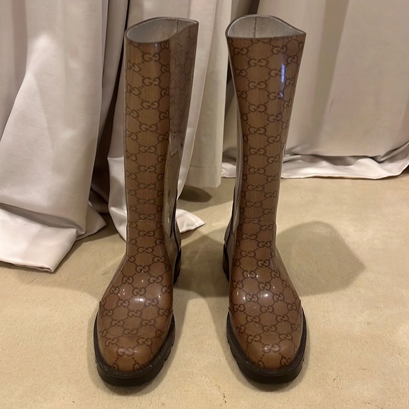 Gucci rain boots 37 - Picture 1 of 4